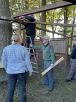 2022-09-22 Backhaus Pavillon für Herbst Backtag aufbauen 009